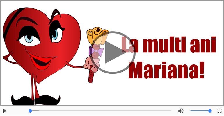 Felicitare muzicala - Happy Birthday Mariana!
