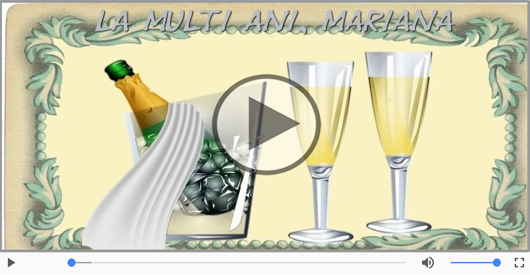 A mai trecut un an, La multi ani Mariana!