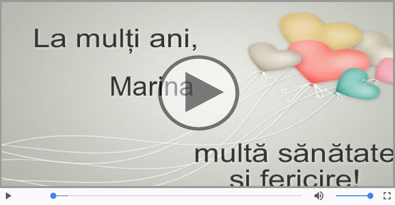 Marina, La Multi Ani!