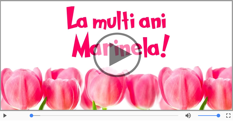 Felicitare muzicala - Happy Birthday Marinela!