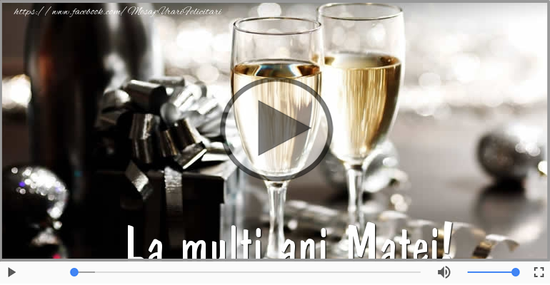Felicitare muzicala - Happy Birthday Matei!