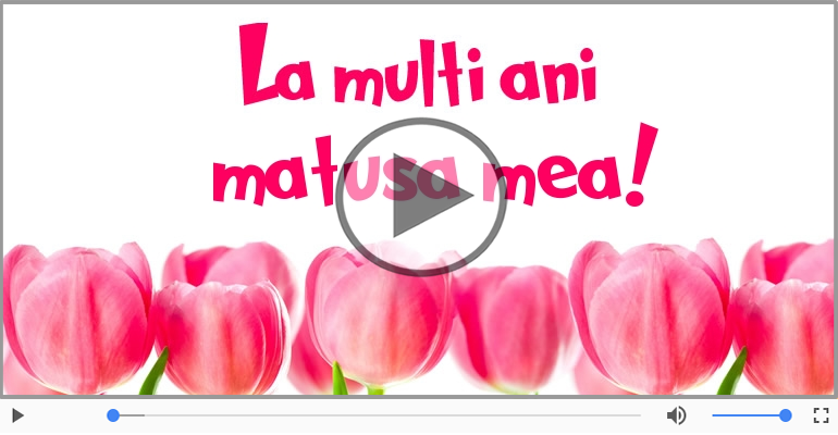 Felicitare muzicala - Happy Birthday Draga matusa!