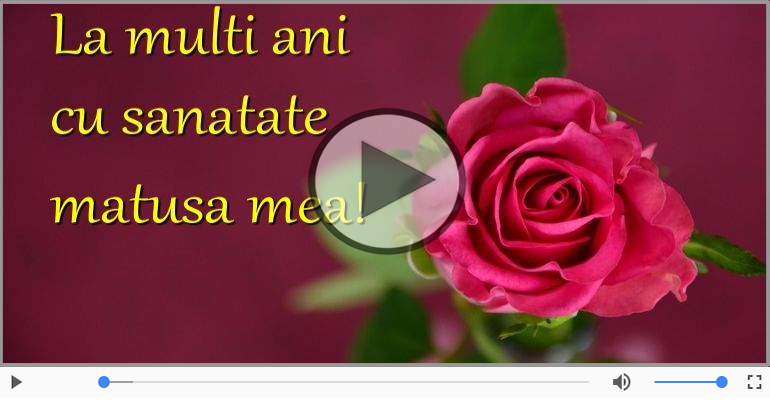 La multi ani cu sanatate, Draga matusa!