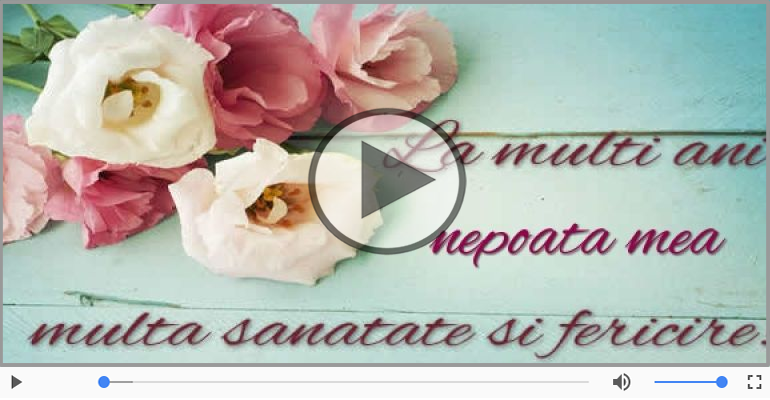 La multi ani, Draga nepoata!