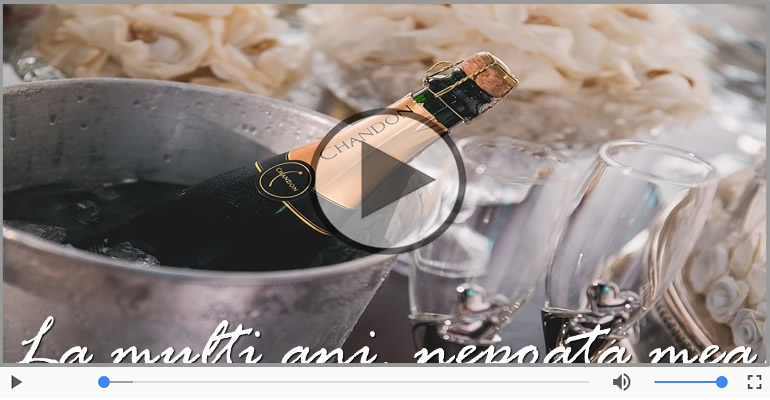 La multi ani cu sanatate, Draga nepoata!