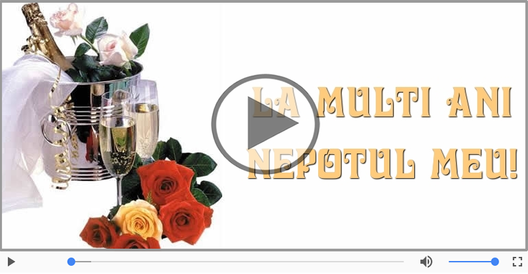 Felicitare muzicala - La multi ani, Draga nepoate!
