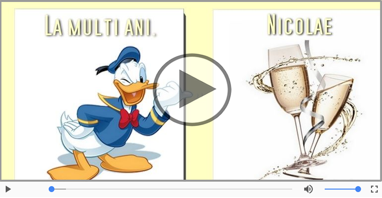 La multi ani, Nicolae!