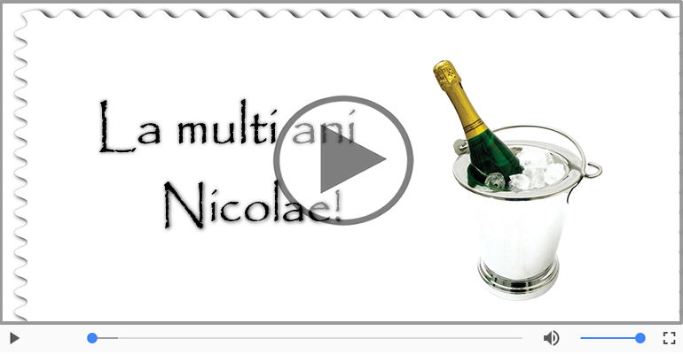 Felicitare muzicala - Happy Birthday Nicolae!