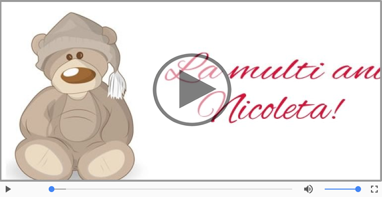 A mai trecut un an, La multi ani Nicoleta!