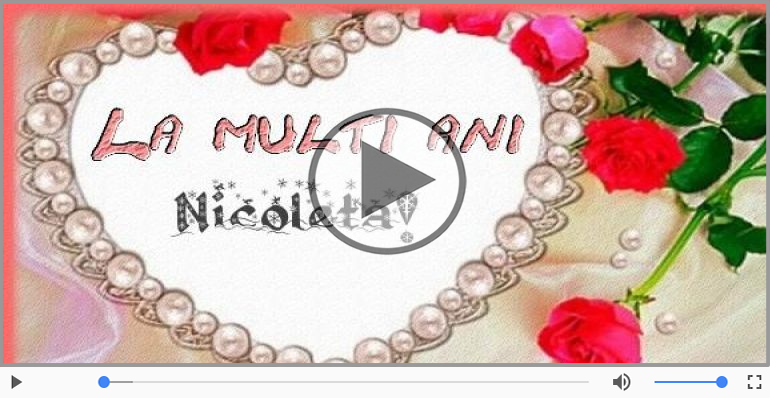 La multi ani, Nicoleta!