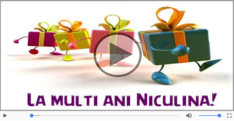 La multi ani cu sanatate, Niculina!