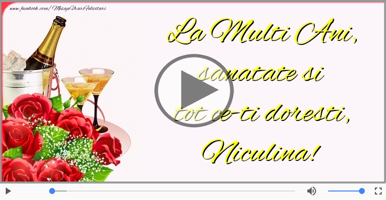 A mai trecut un an, La multi ani Niculina!