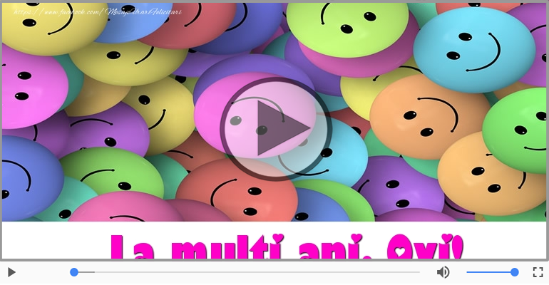 Felicitare muzicala - Happy Birthday Ovi!