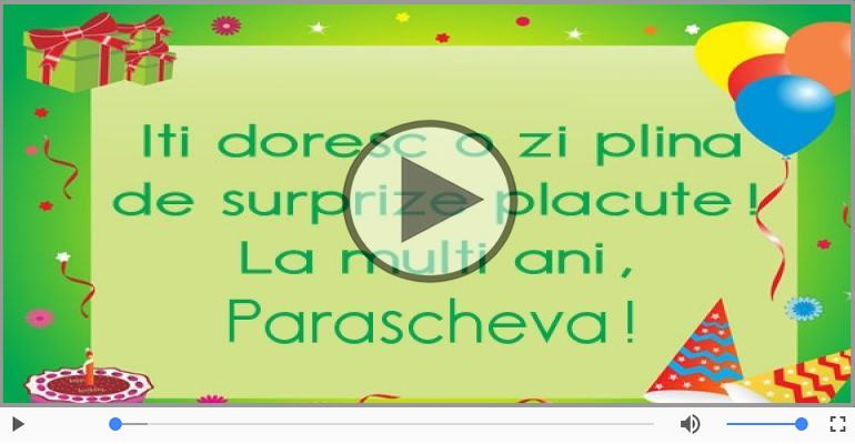 La multi ani, Parascheva!