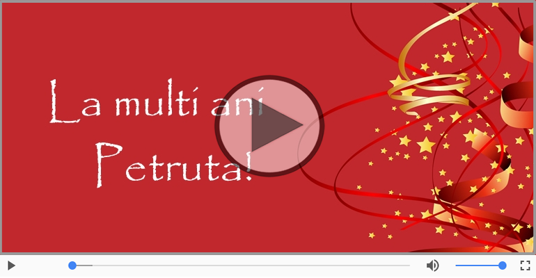 A mai trecut un an, La multi ani Petruta!