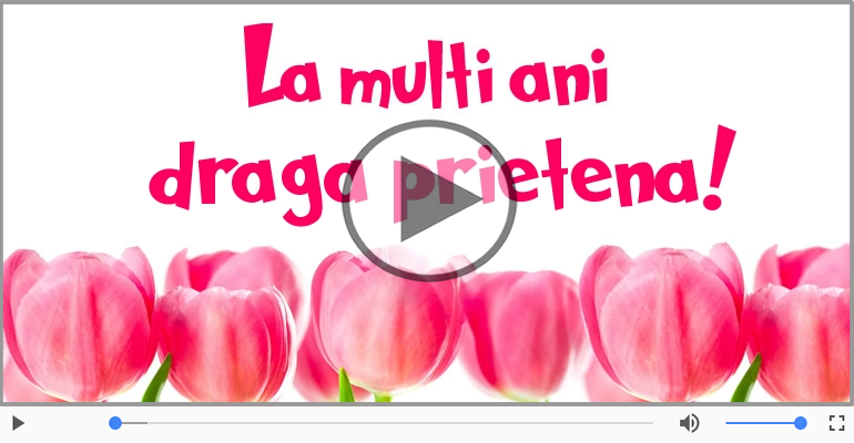 A mai trecut un an, La multi ani Draga prietena!