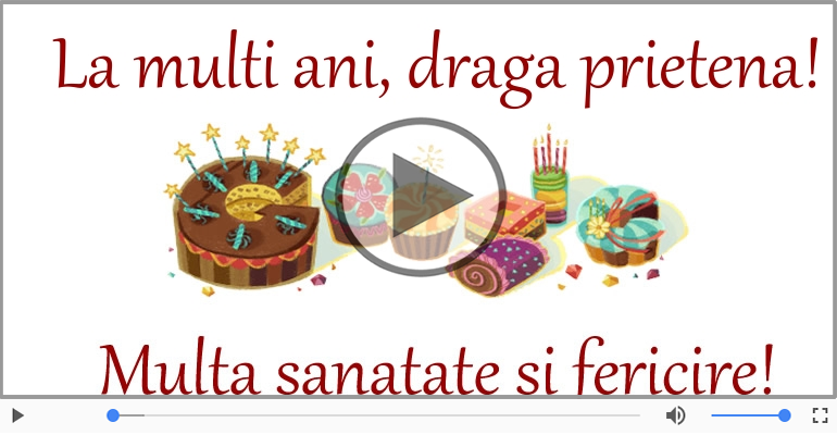 La multi ani, Draga prietena!