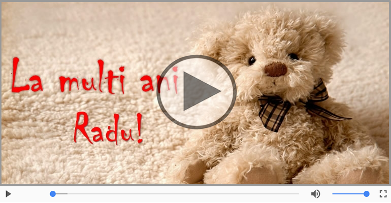 Felicitare muzicala - Happy Birthday Radu!