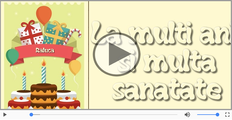 Raluca, La Multi Ani!