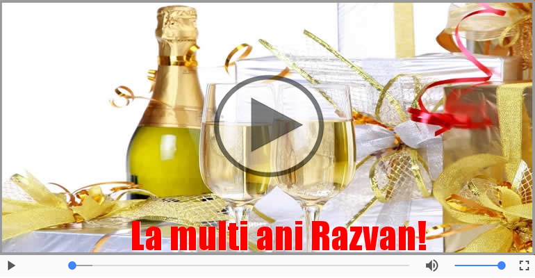 Felicitare muzicala - La multi ani, Razvan!