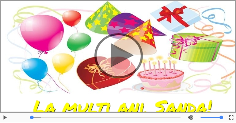 La multi ani cu sanatate, Sanda!