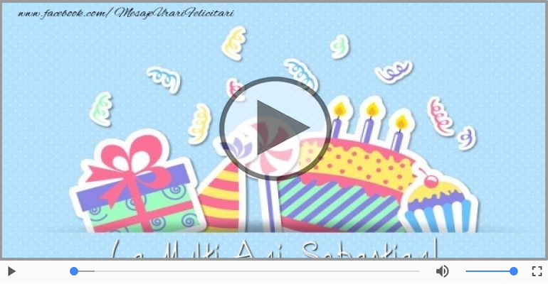 La multi ani cu sanatate, Sebastian!