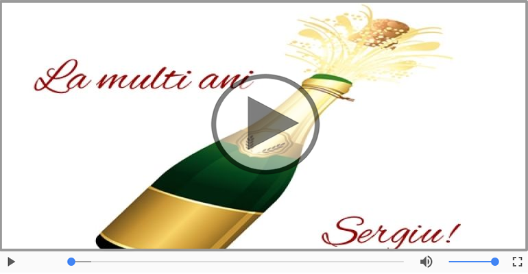 La multi ani cu sanatate, Sergiu!