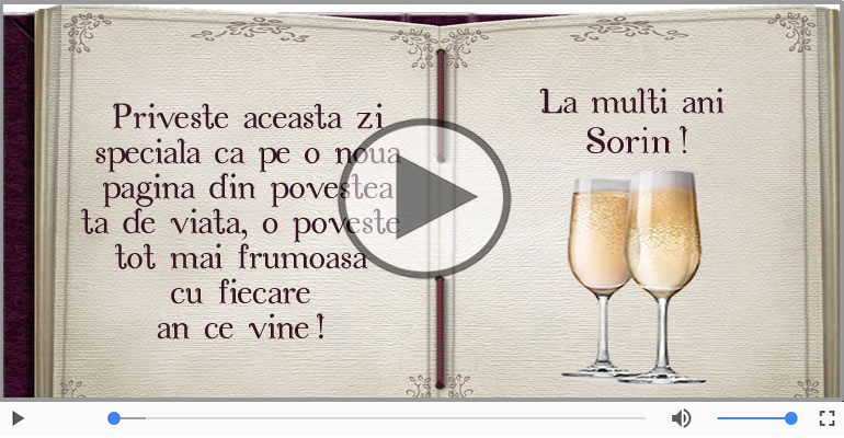 La multi ani, Sorin!