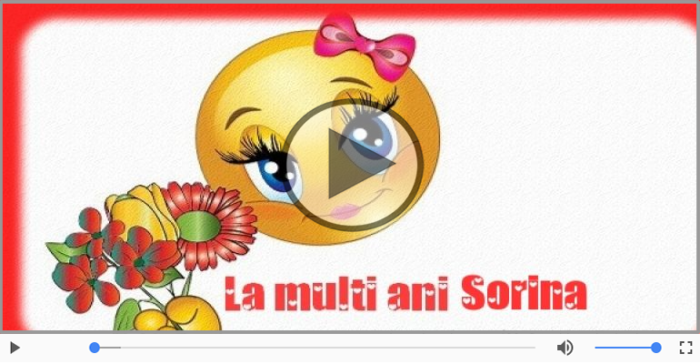 A mai trecut un an, La multi ani Sorina!