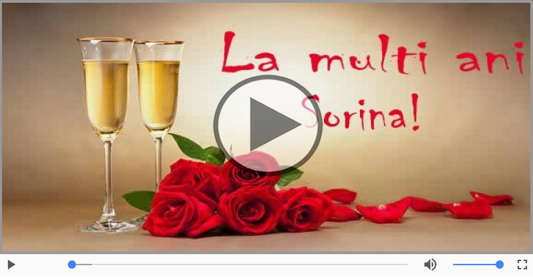 La multi ani, Sorina!