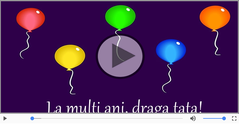 Felicitare muzicala - La multi ani, Tata!