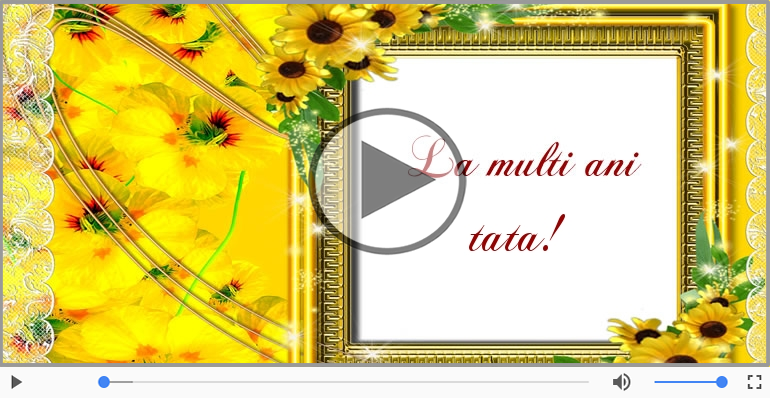 Felicitare muzicala - Happy Birthday Tata!