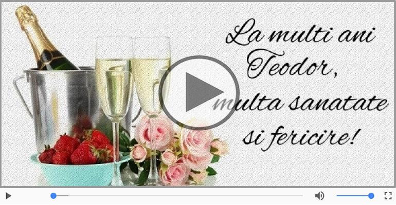 A mai trecut un an, La multi ani Teodor!