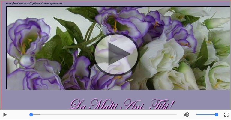 La multi ani cu sanatate, Tibi!