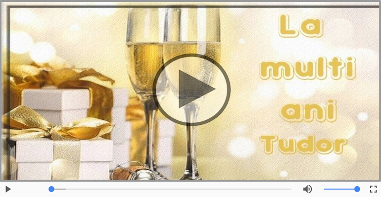 La multi ani cu sanatate, Tudor!