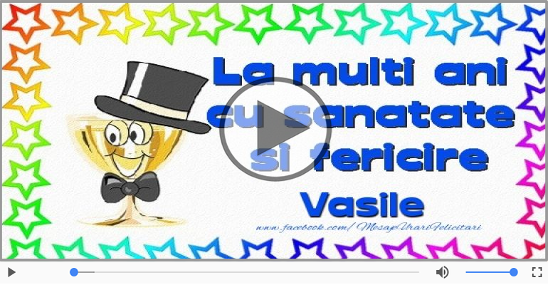 A mai trecut un an, La multi ani Vasile!