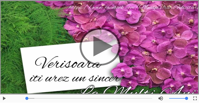 La multi ani, Vara mea!