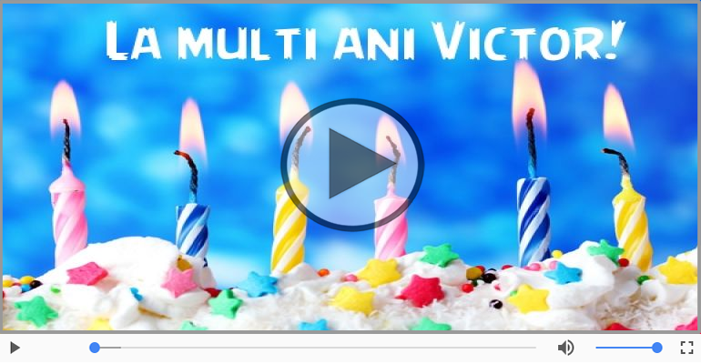 La multi ani, Victor!