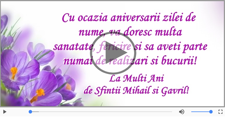 De Sf. Mihail si Gavriil