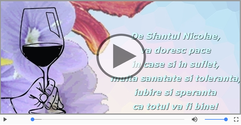 De Sfantul Nicolae..
