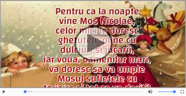 Urare de Moș Nicolae