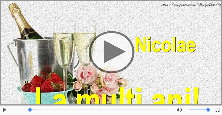 La multi ani, Nicolae si Nicoleta!