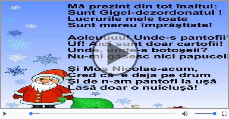De Mos Nicolae, La multi ani sarbatoritilor!