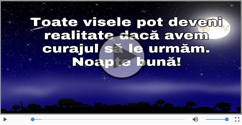 Noapte buna, prieteni!
