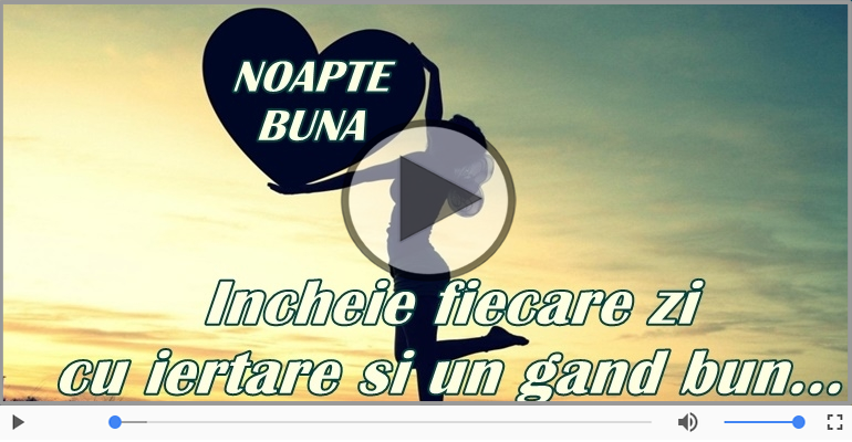 Noapte buna, prieteni!
