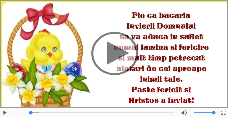 Paste fericit si Hristos a Inviat!