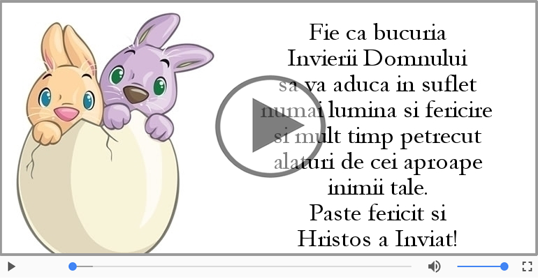 Paste fericit si Hristos a Inviat!