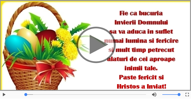 Paste fericit si Hristos a Inviat!