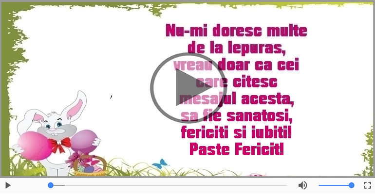 Paste Fericit!