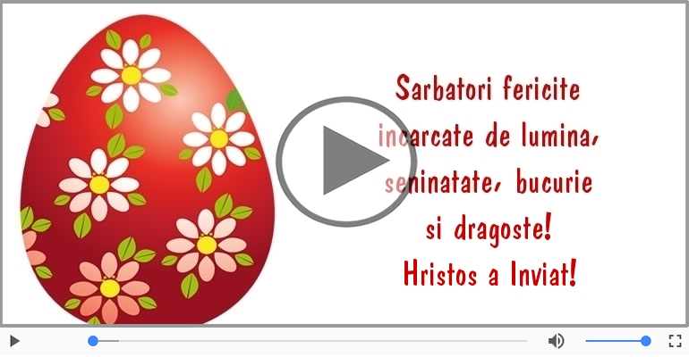 Sarbatori fericite - Paste Fericit